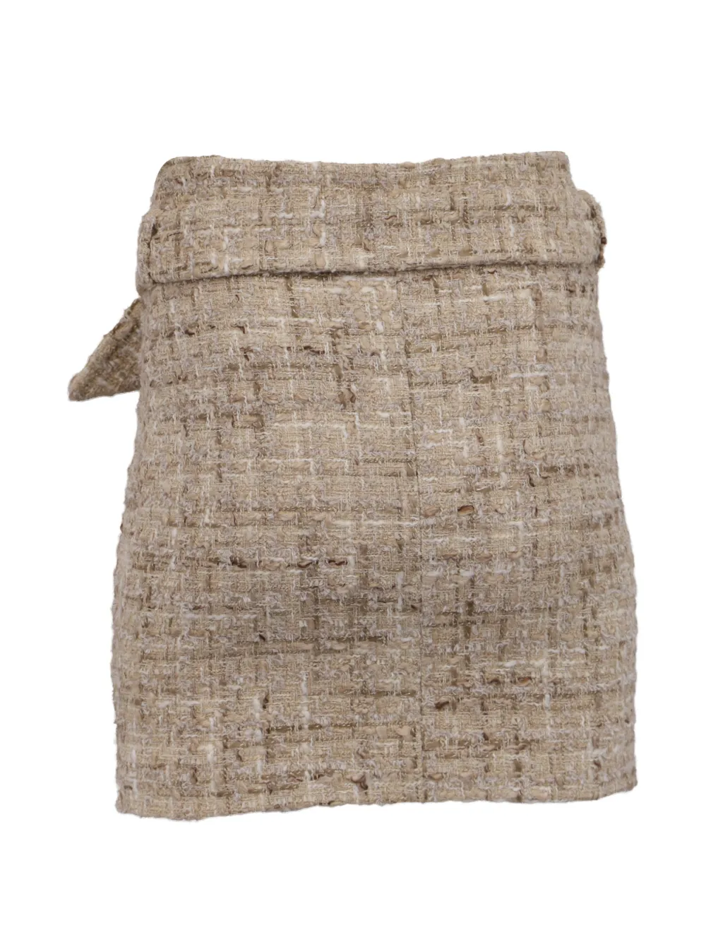 IRO Tomia tweed-fabric skirt - Beige