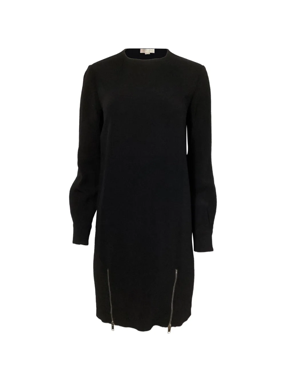 Stella McCartney Pre-Owned zip-detail long-sleeved dress - Nero