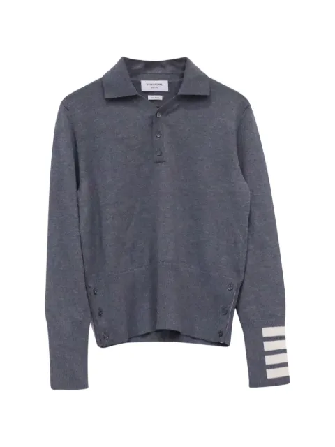 Thom Browne buttoned polo sweater