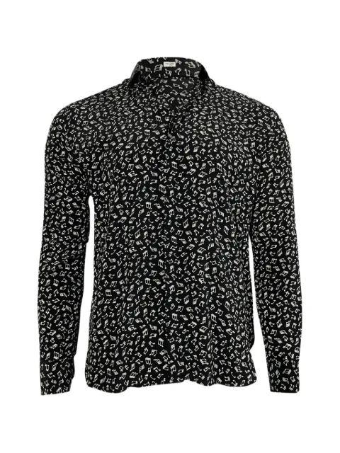 Saint Laurent Pre-Owned printed long-sleeve shirt