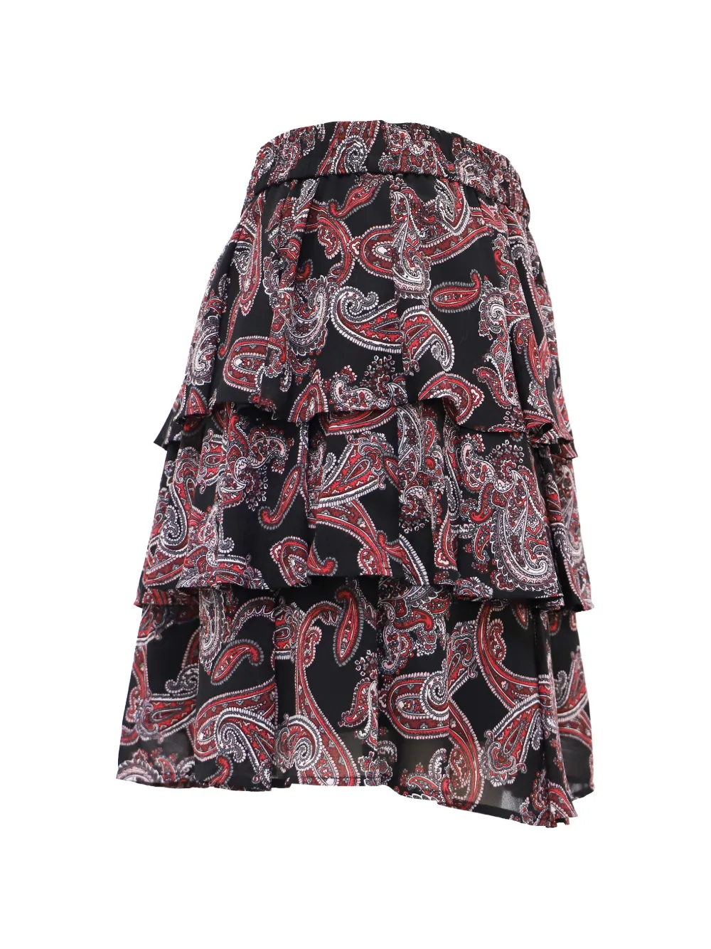 Paisley-Print Mini Skirt