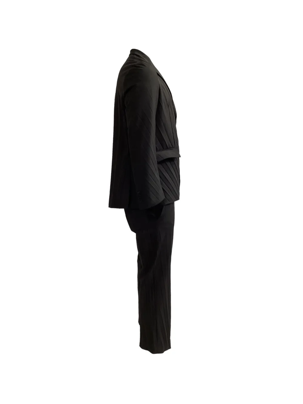 Pleated Notched-Lapel Suit