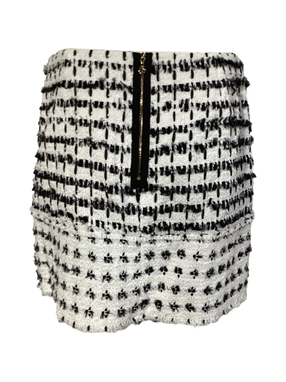 ERDEM tweed mini skirt - Wit