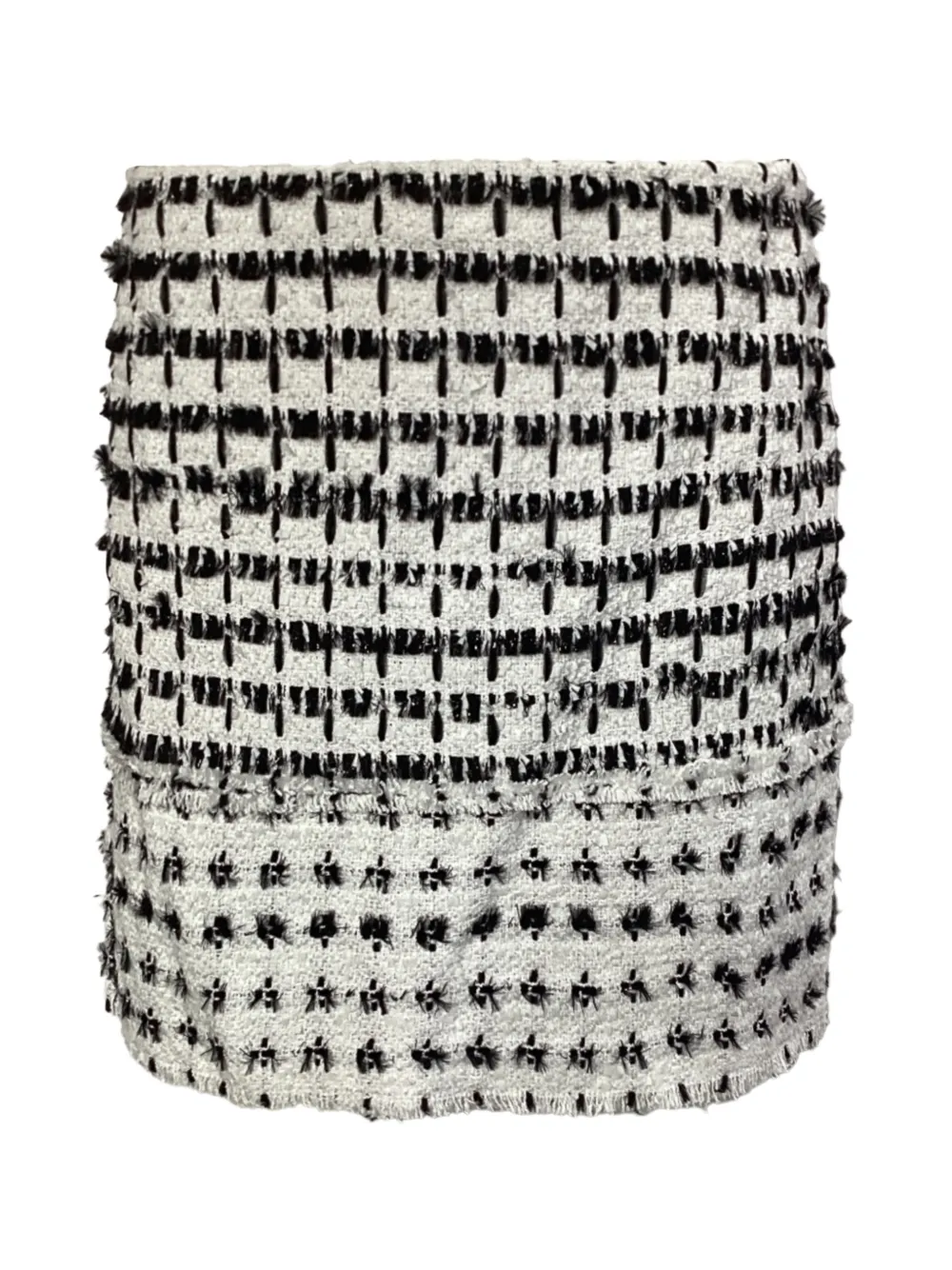 ERDEM tweed mini skirt - Bianco