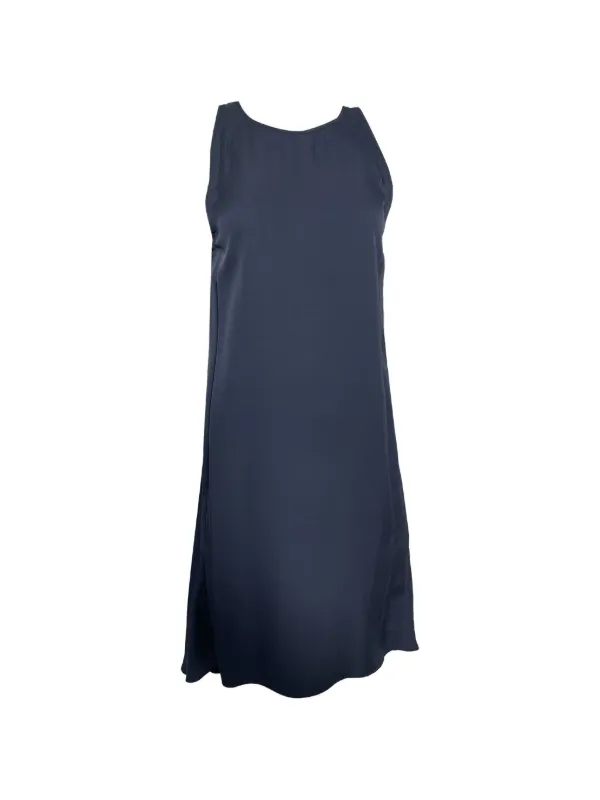 theory sleeveless midi dress Theory Sleeveless A-line Midi Dress | Black