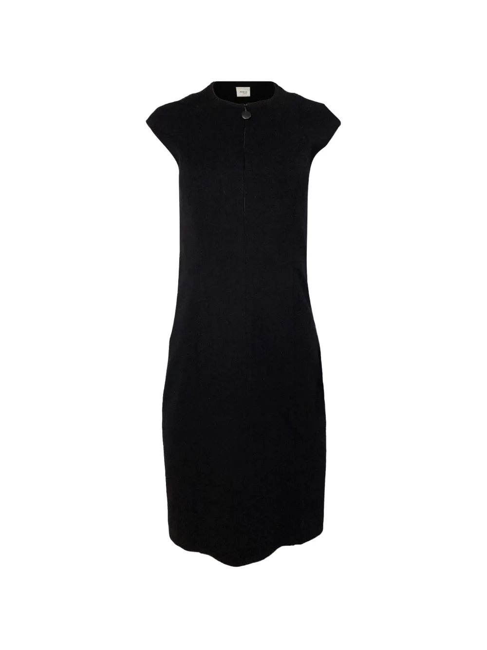 Akris zip-front seamed dress - Black
