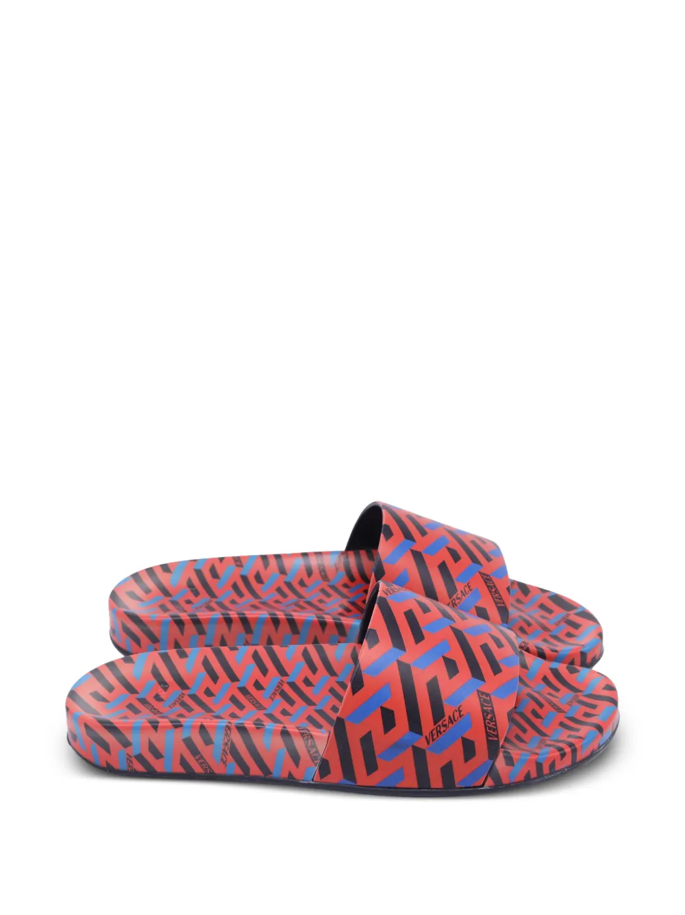 Versace Pre-Owned printed slides - Rosso