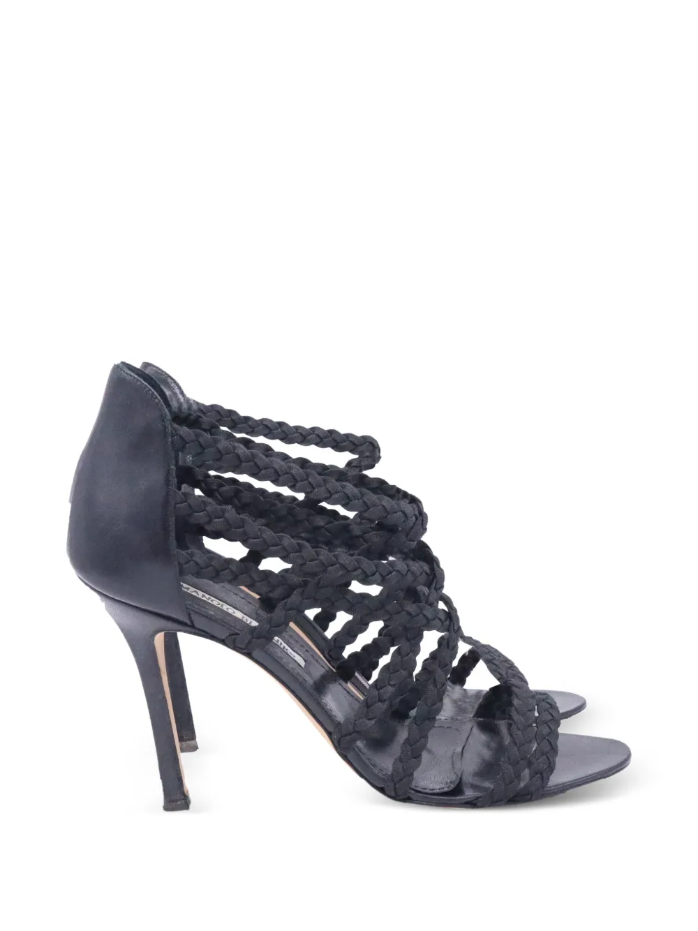 Manolo Blahnik Braided Gladiator sandals - Nero