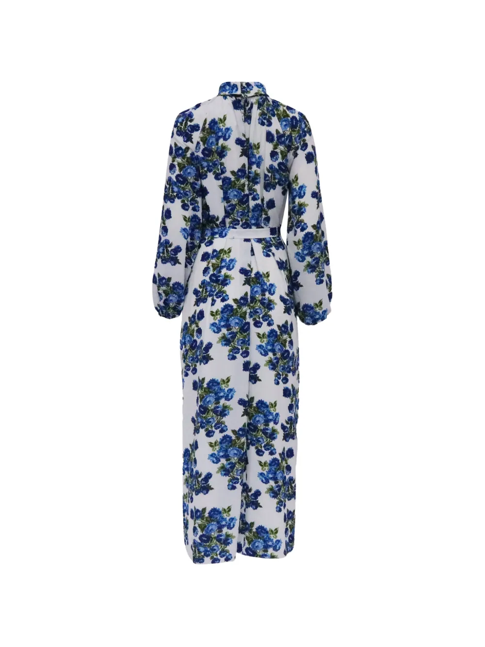 Emilia Wickstead Elanda floral high-neck maxi dress - Wit