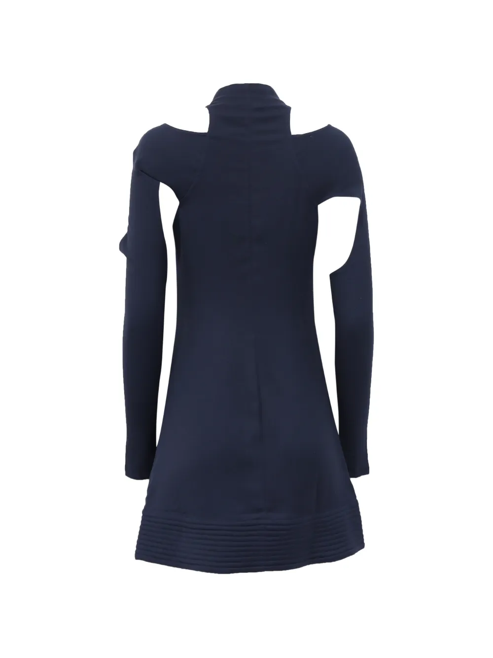 Cult Gaia cut-out half-zip mini dress - Blauw