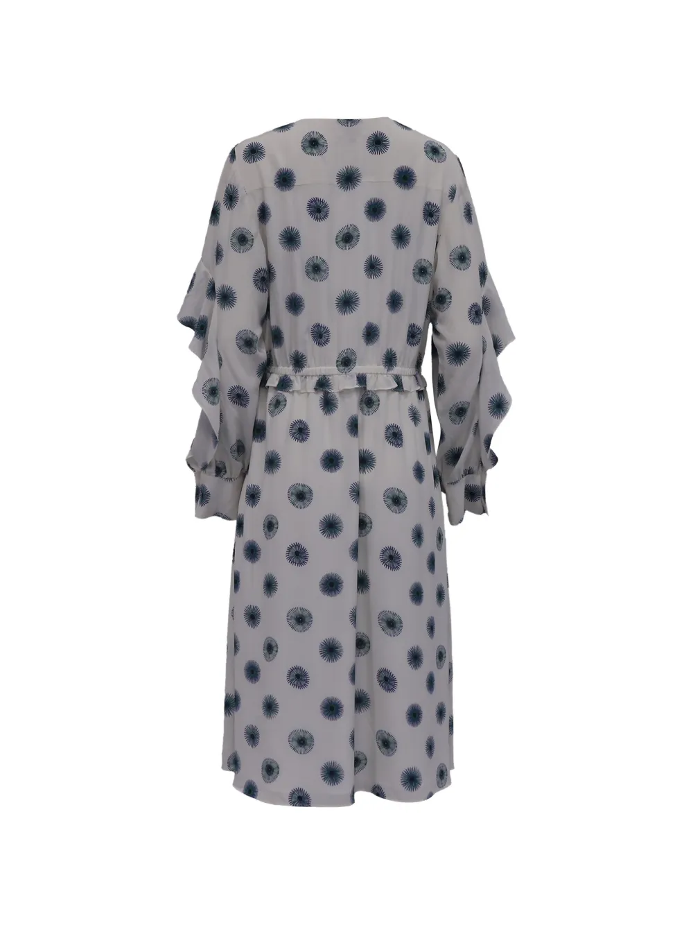 Jason Wu V-neck polka-dot dress - Beige