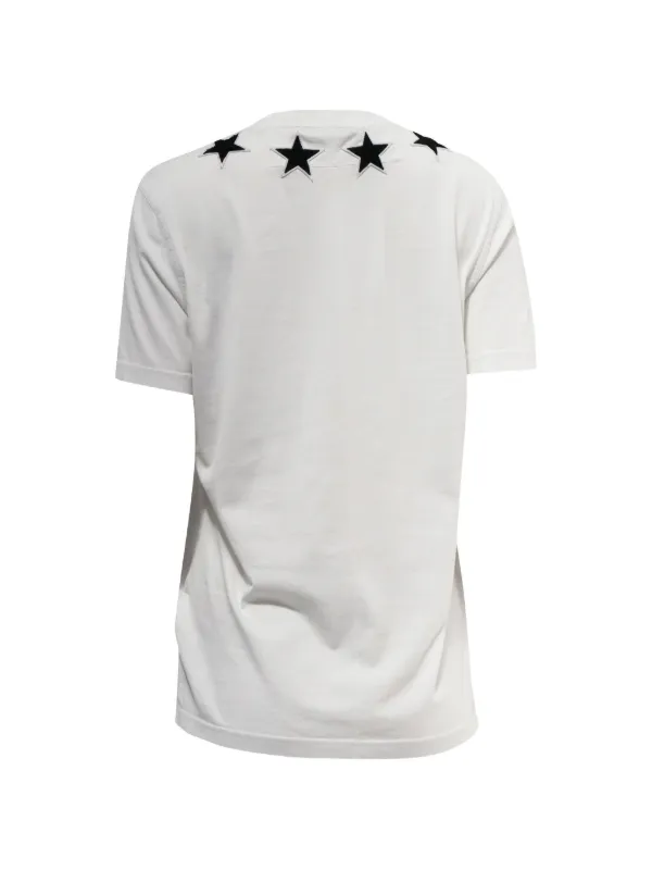 Givenchy Pre-Owned Embroidered Star T-shirt | White | FARFETCH ID