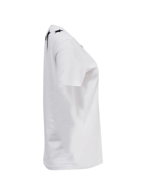 Givenchy Pre-Owned Embroidered Star T-shirt | White | FARFETCH ID
