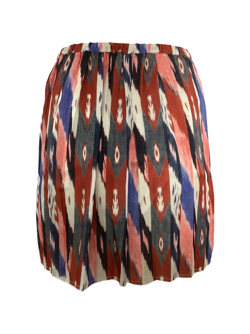 Isabel Marant Vintage Hanoi pleated printed mini skirt - Rood