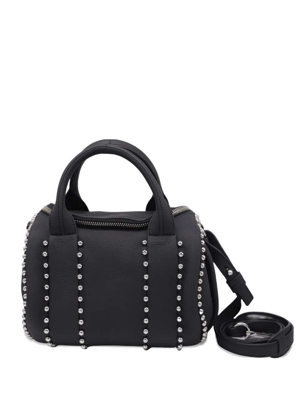 Pre-owned Alexander Wang Mini Rockie Studded-embellishment Tote Bag In Black