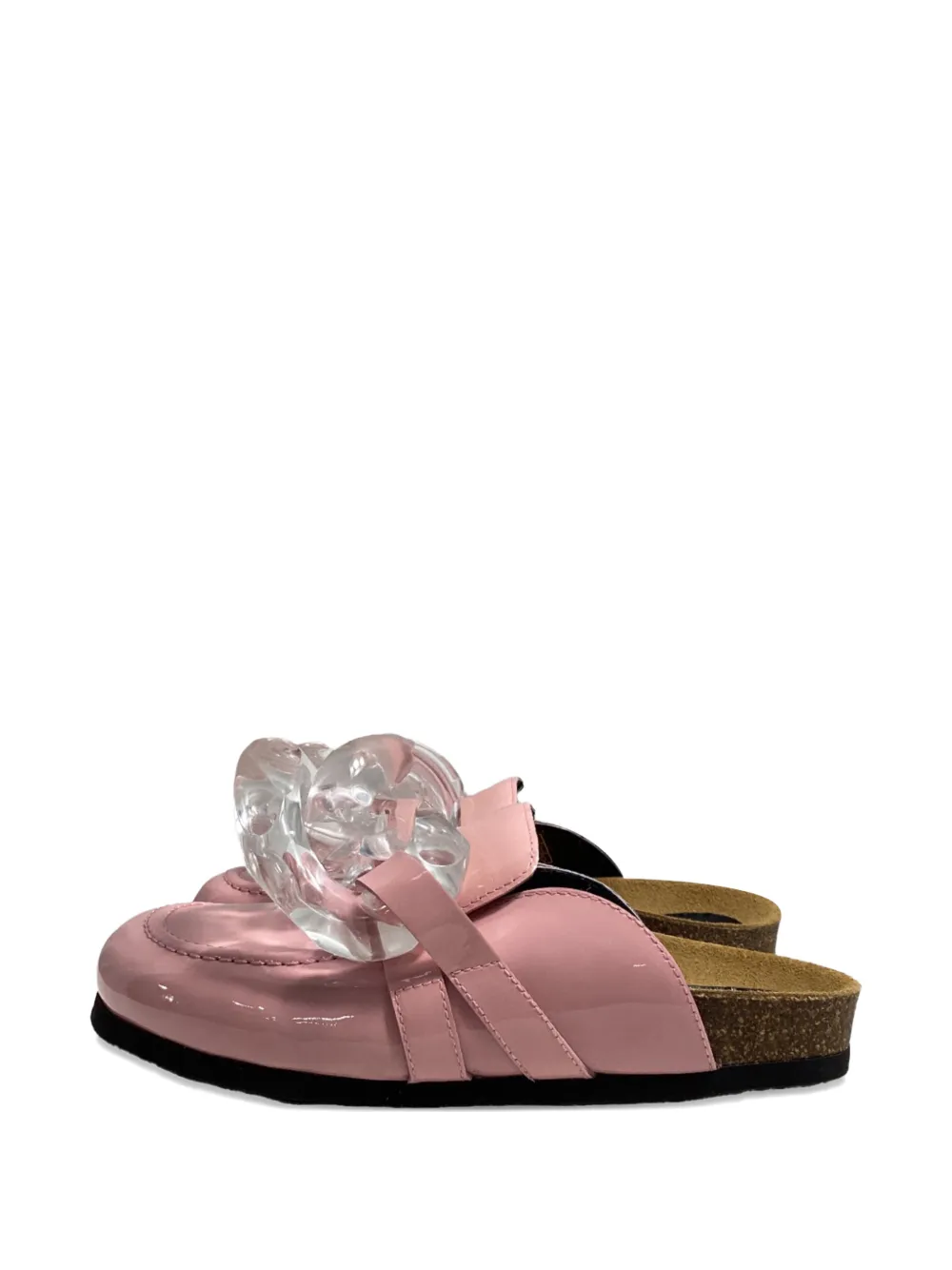 JW Anderson chain-detailed mules - Roze