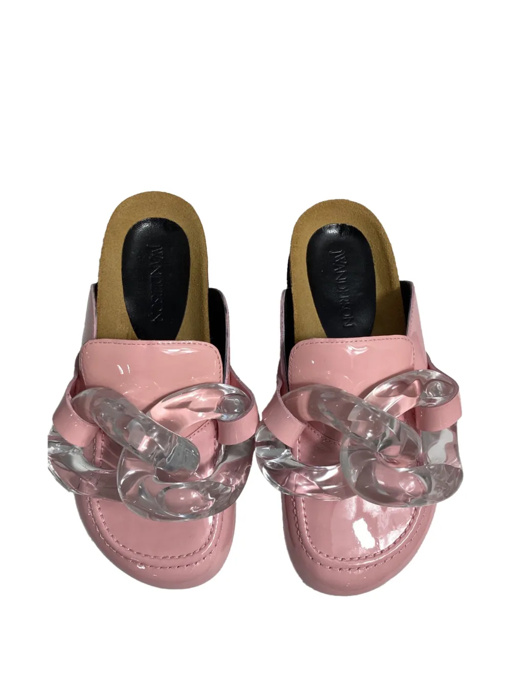 JW Anderson チェーンディテール ミュール | ピンク | FARFETCH JP