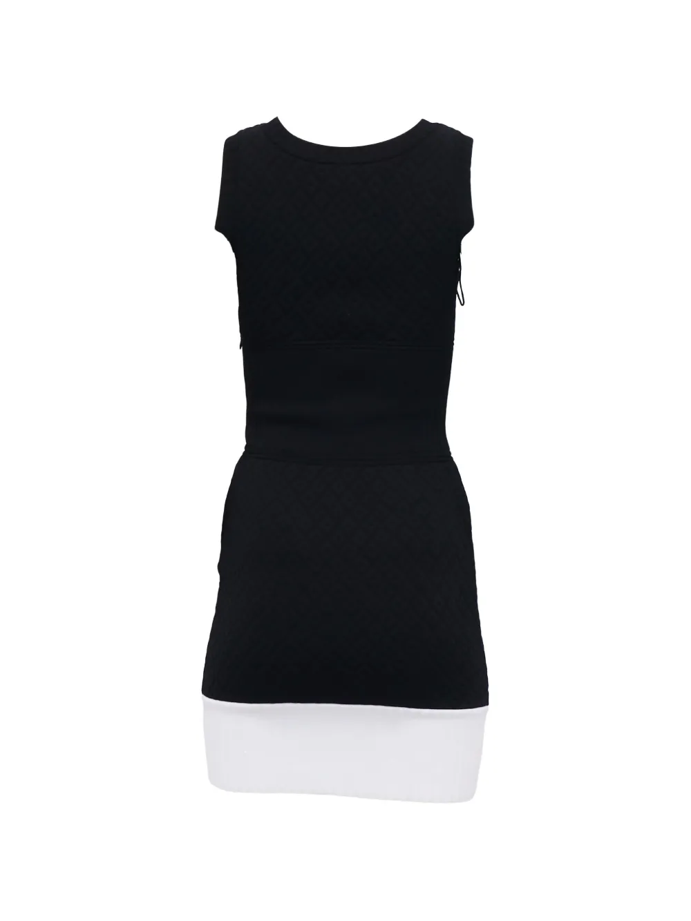 CHANEL Pre-Owned textured sleeveless mini dress - Schwarz