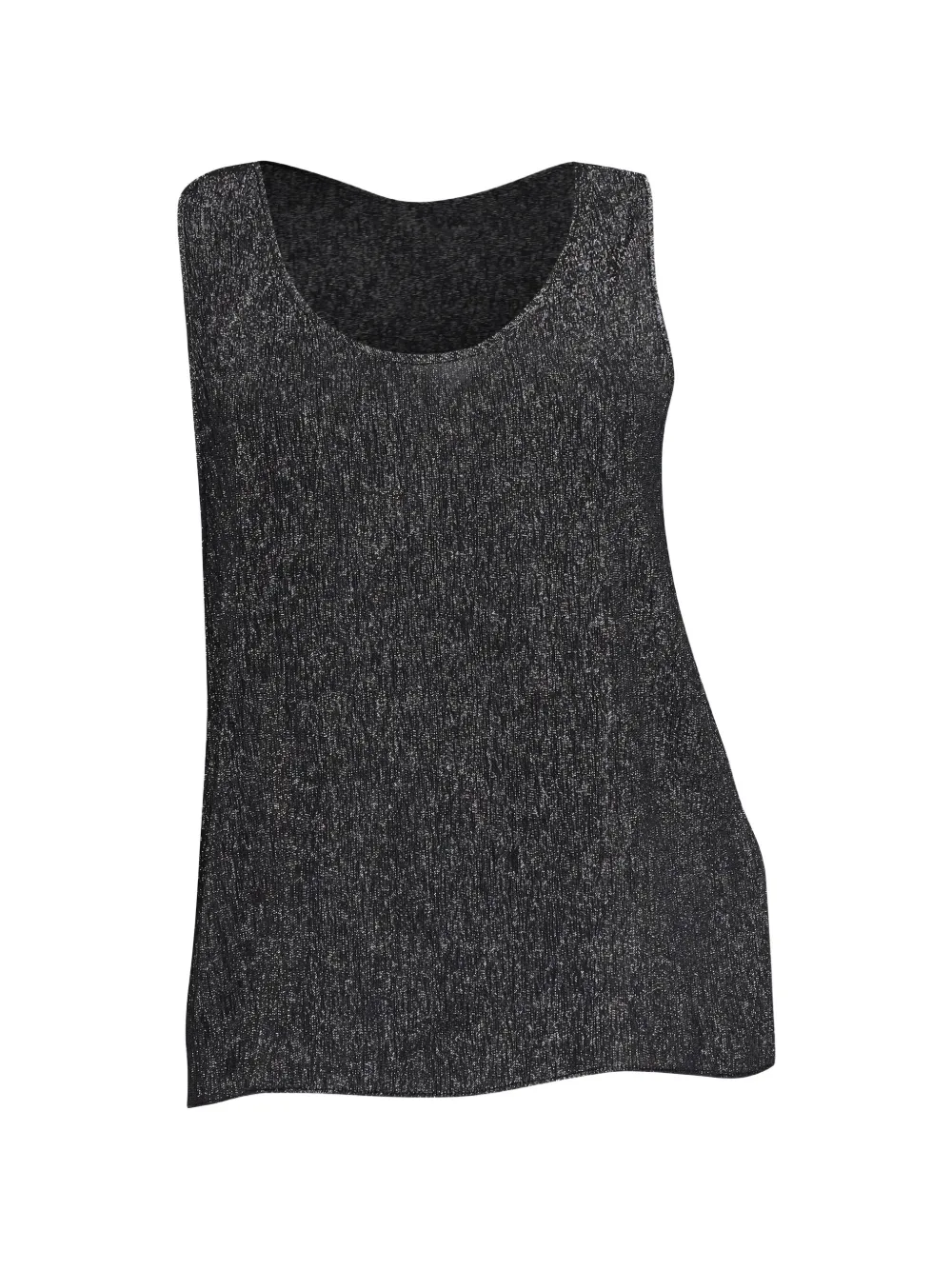 Saint Laurent Pre-Owned glittered top - Grigio
