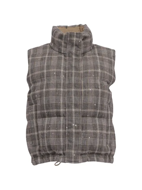 Brunello Cucinelli Vintage drawstring-detail gilet