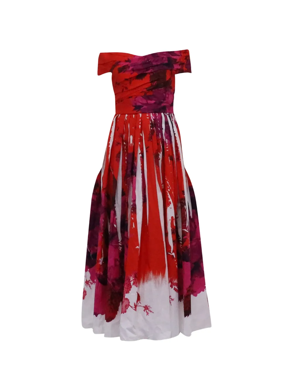ERDEM off-shoulder maxi dress - Rosso