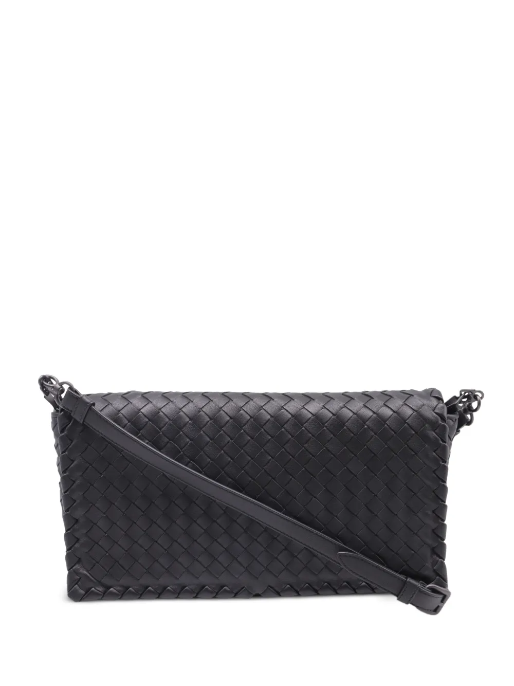 Bottega Veneta Pre-Owned leather cross body bag - Nero