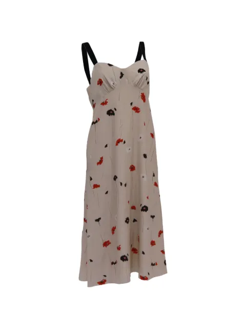 Jason Wu floral-print sleeveless midi dress