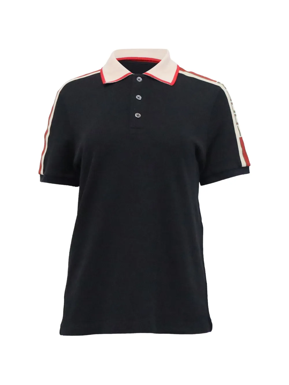 Gucci Pre-Owned logo-detail polo shirt - Nero