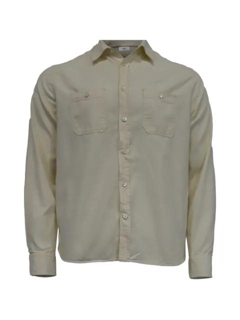 Mr P. buttoned flap-pocket long-sleeve shirt