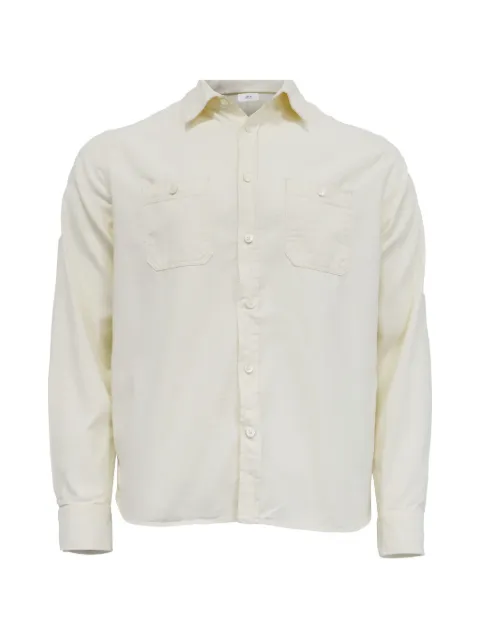 Mr P. chemise boutonnée à poches à rabat et manches longues
