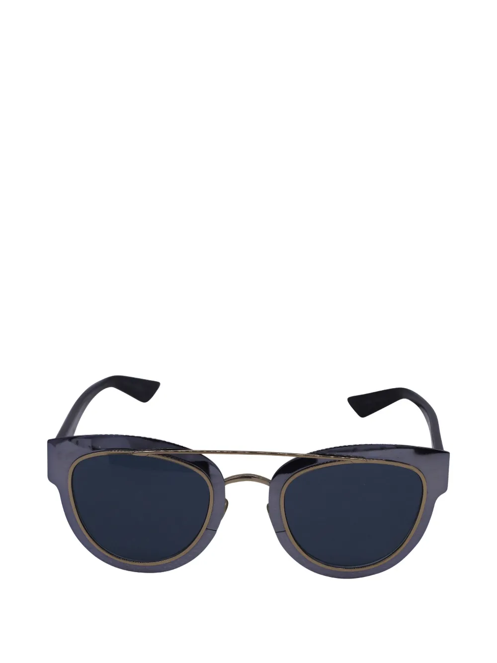Christian Dior Pre-Owned Chromic cat-eye sunglasses - Blu