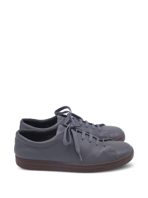 Prada Pre-Owned leather low-top sneakers