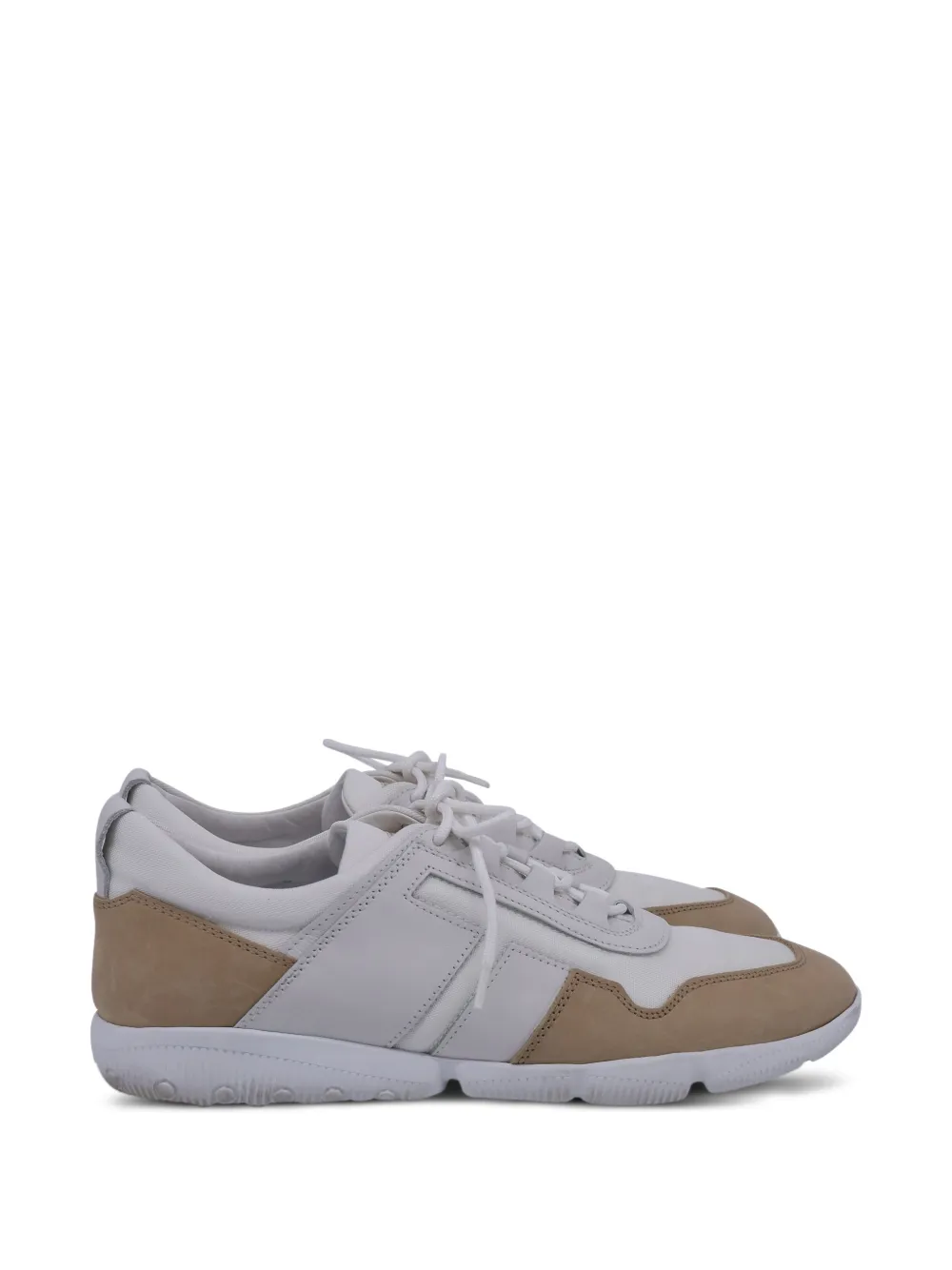 Tod's Vintage two-tone lace-up sneakers - Weiß