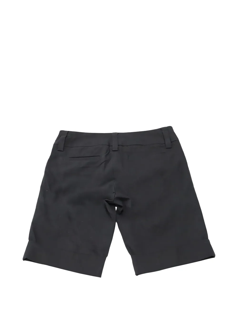  Alice + Olivia Cuffed-hem Shorts - Black 