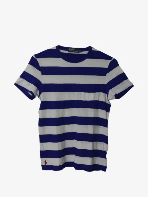 Polo Ralph Lauren Vintage playera con cuello redondo y rayas estampadas