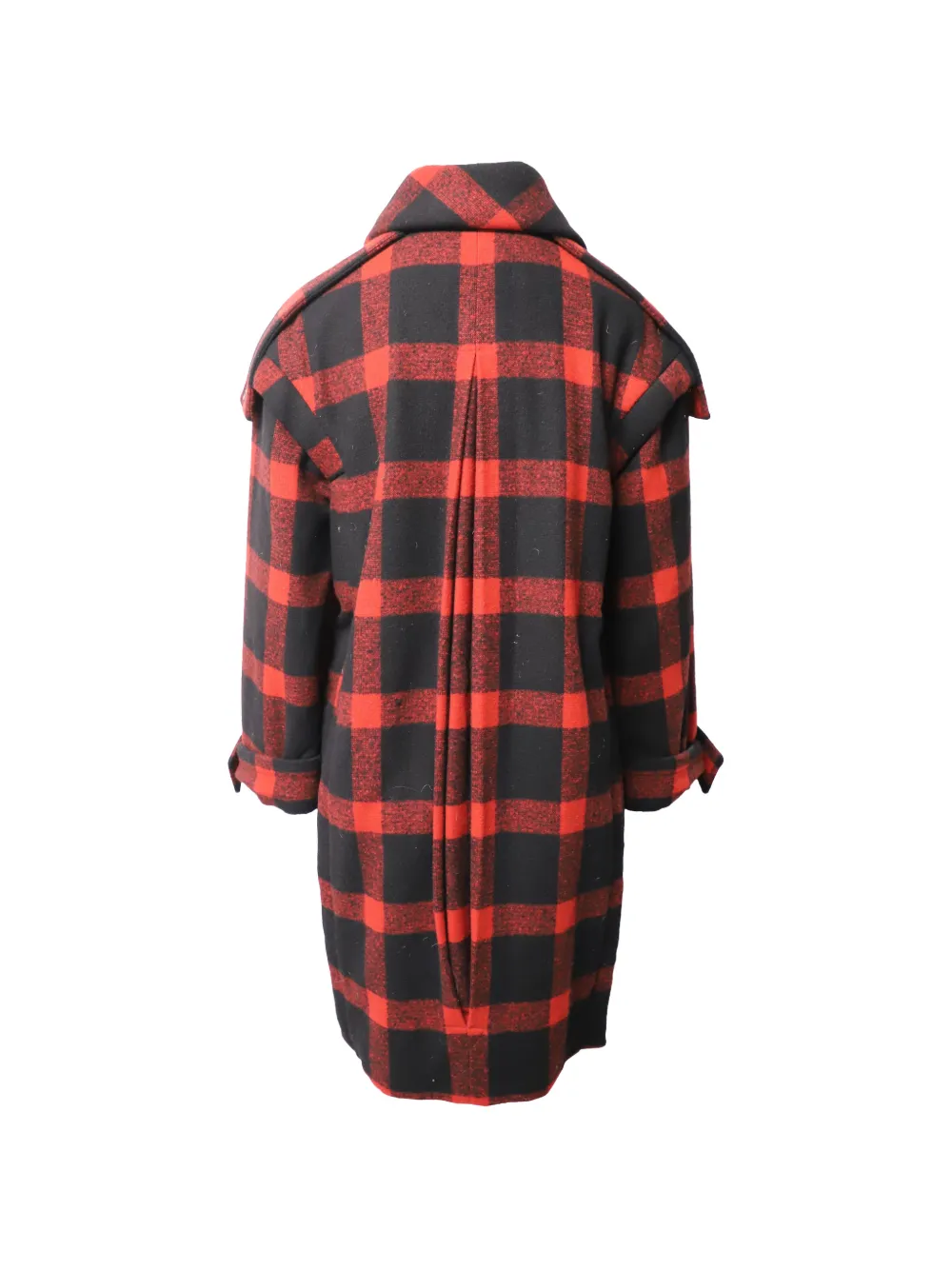 Burberry Pre-Owned 2011 plaid-pattern coat - Rood