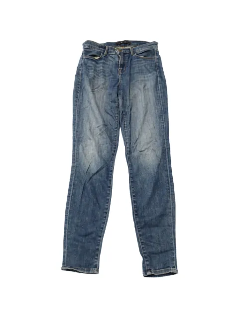 J Brand jeans con tiro alto y efecto lavado