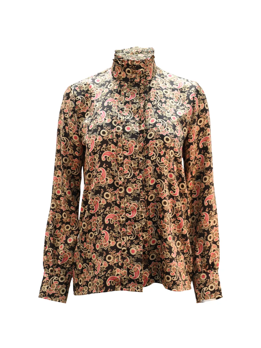 SANDRO paisley-print shirt - Nero