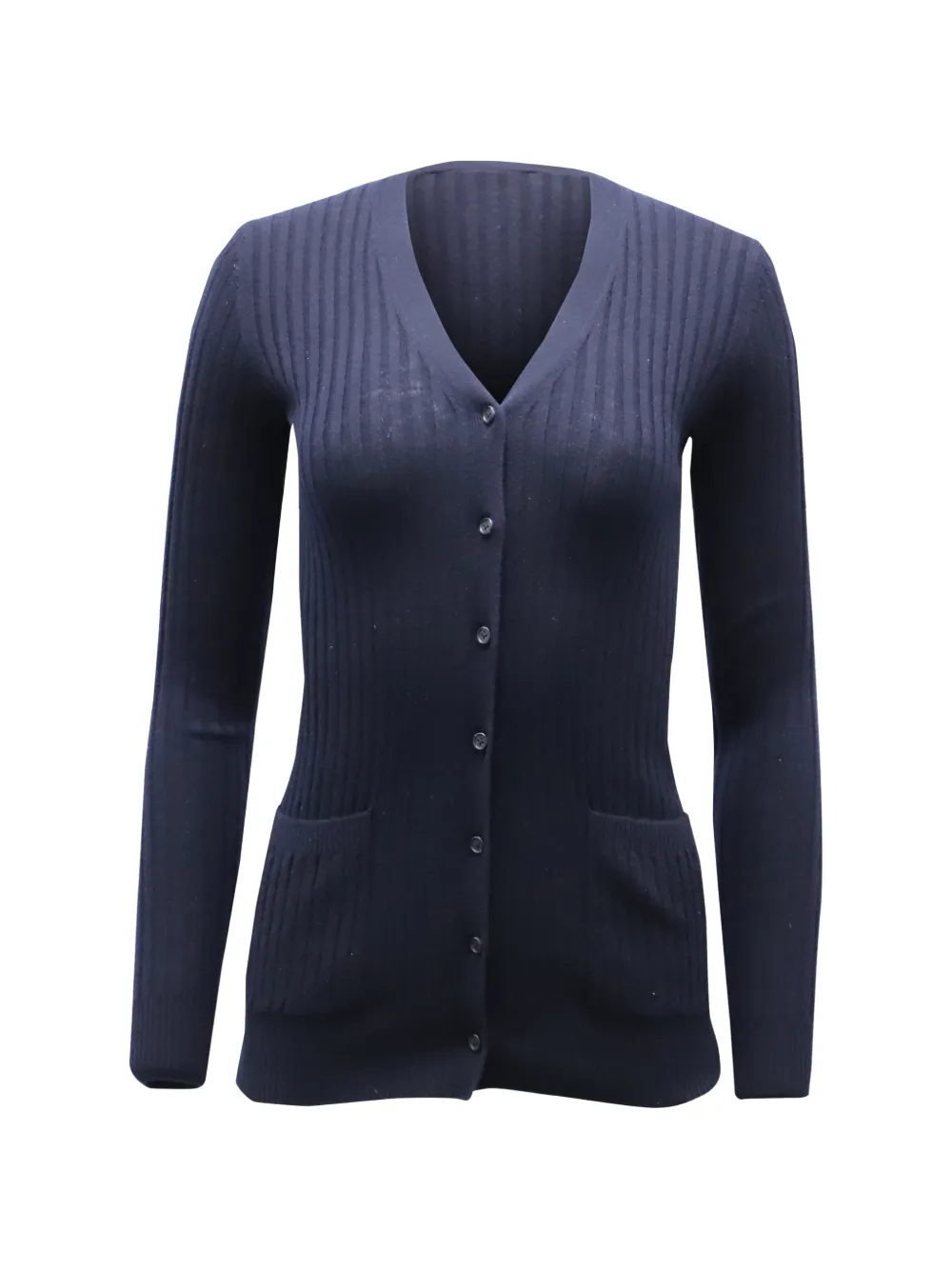 Vince ribbed skinny cardigan - Blu