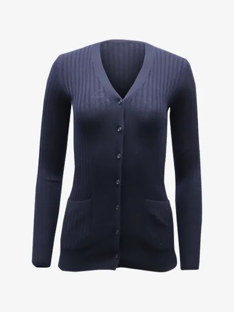 Vince ribbed skinny cardigan