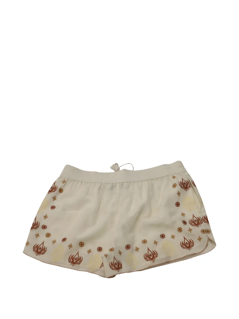 Rachel Zoe Stephanie embroidered drawstring shorts - Beige