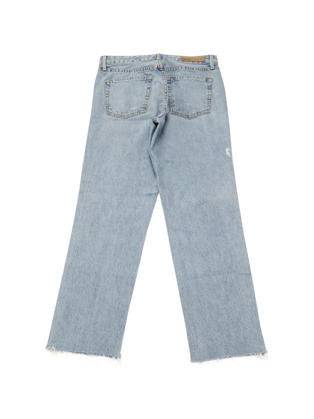 Grlfrnd Helena frayed-hem jeans - Blauw