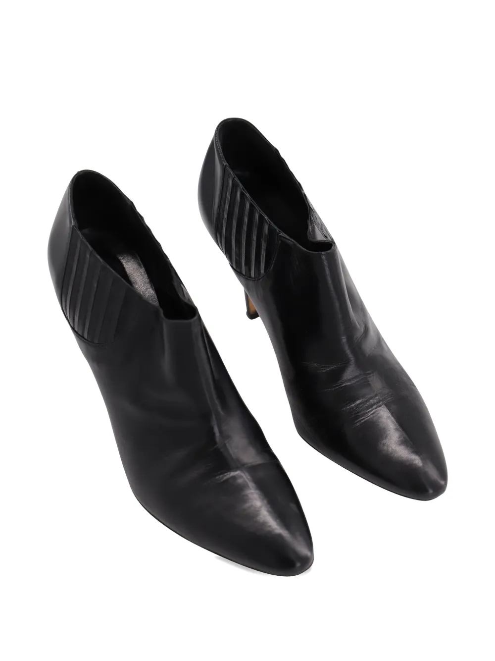 Manolo Blahnik Gore stiletto ankle boots - Zwart