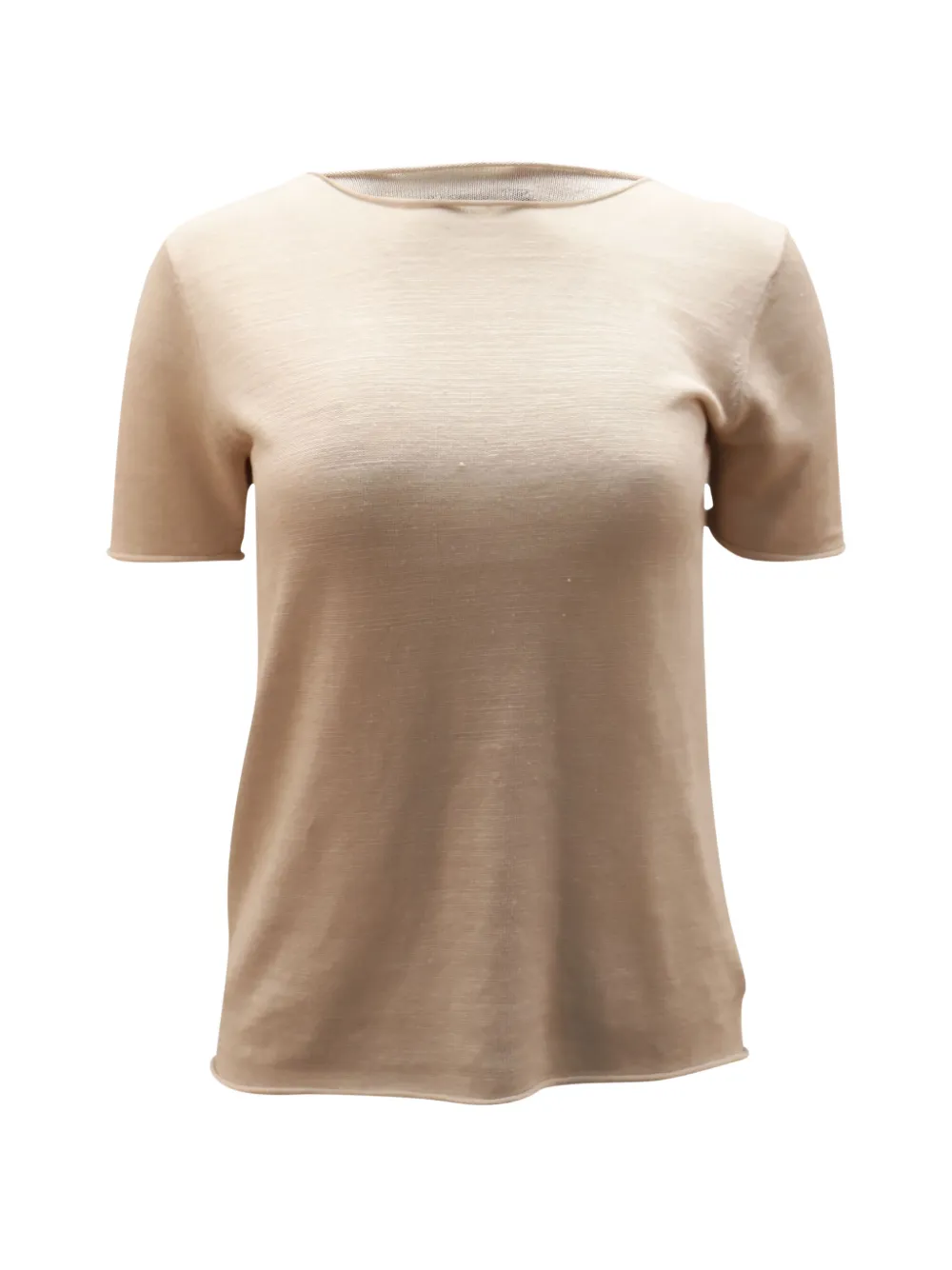 Theory rolled-edges T-shirt - Toni neutri