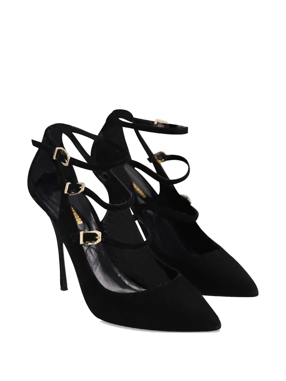 Nicholas Kirkwood Lauren buckle strappy pumps - Zwart