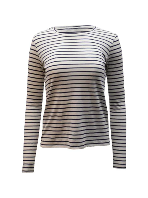 Vince striped long-sleeve top