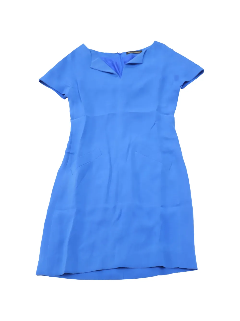 Balenciaga Pre-Owned silk shift dress - Blu
