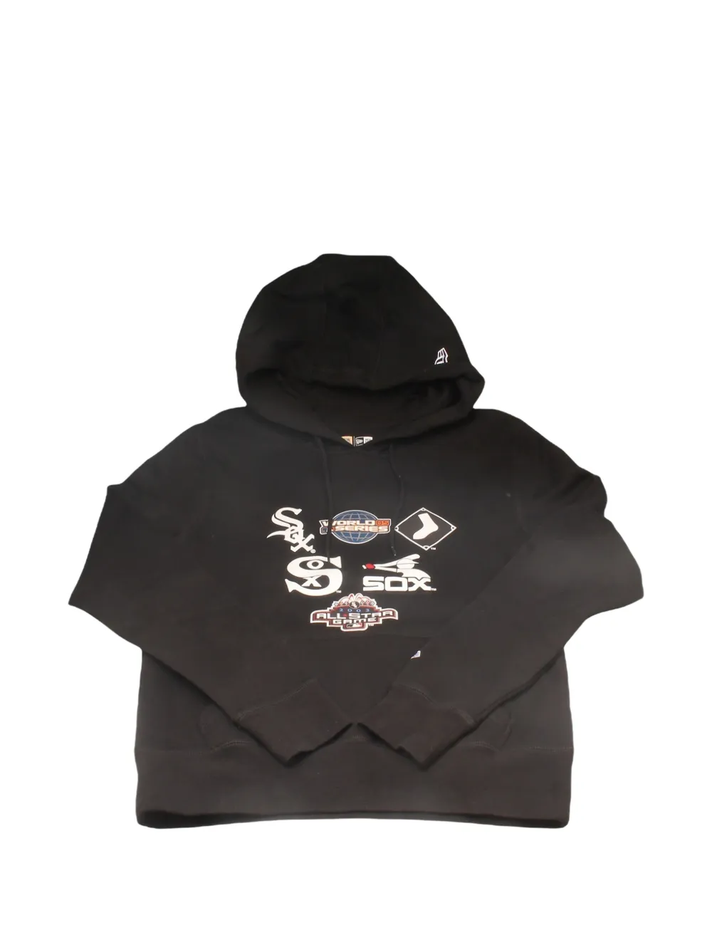 NEW ERA CAP MLB Chicago Sox Patch Pride Hoodie - Schwarz