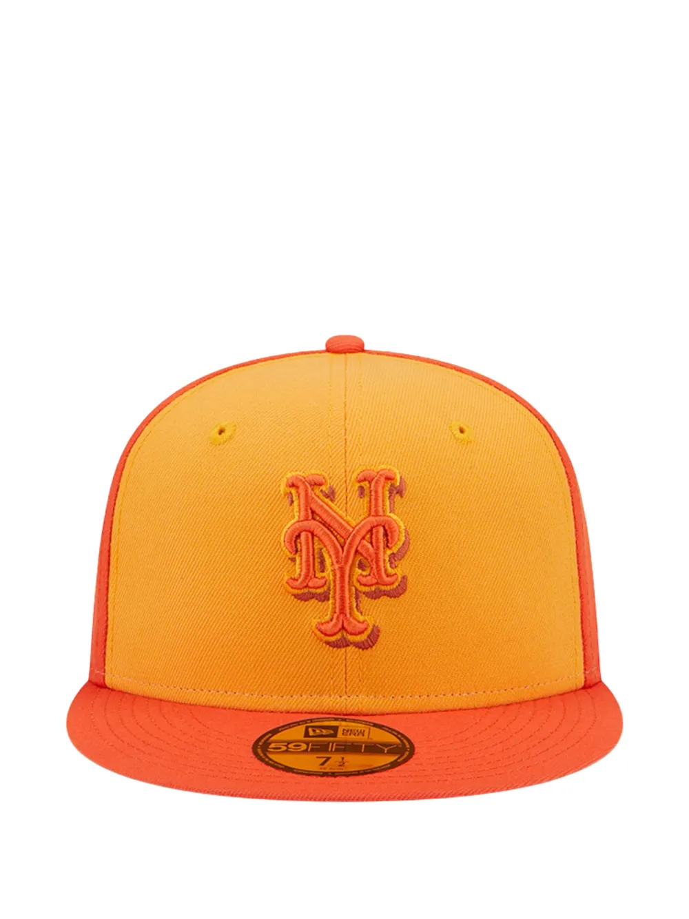 NEW ERA CAP New York Mets Tri-Tone Team 59FIFTY fitted cap - Arancione