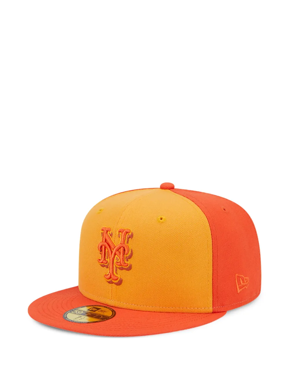  New Era Cap New York Mets Tri-tone Team 59fifty Fitted Cap - Orange 
